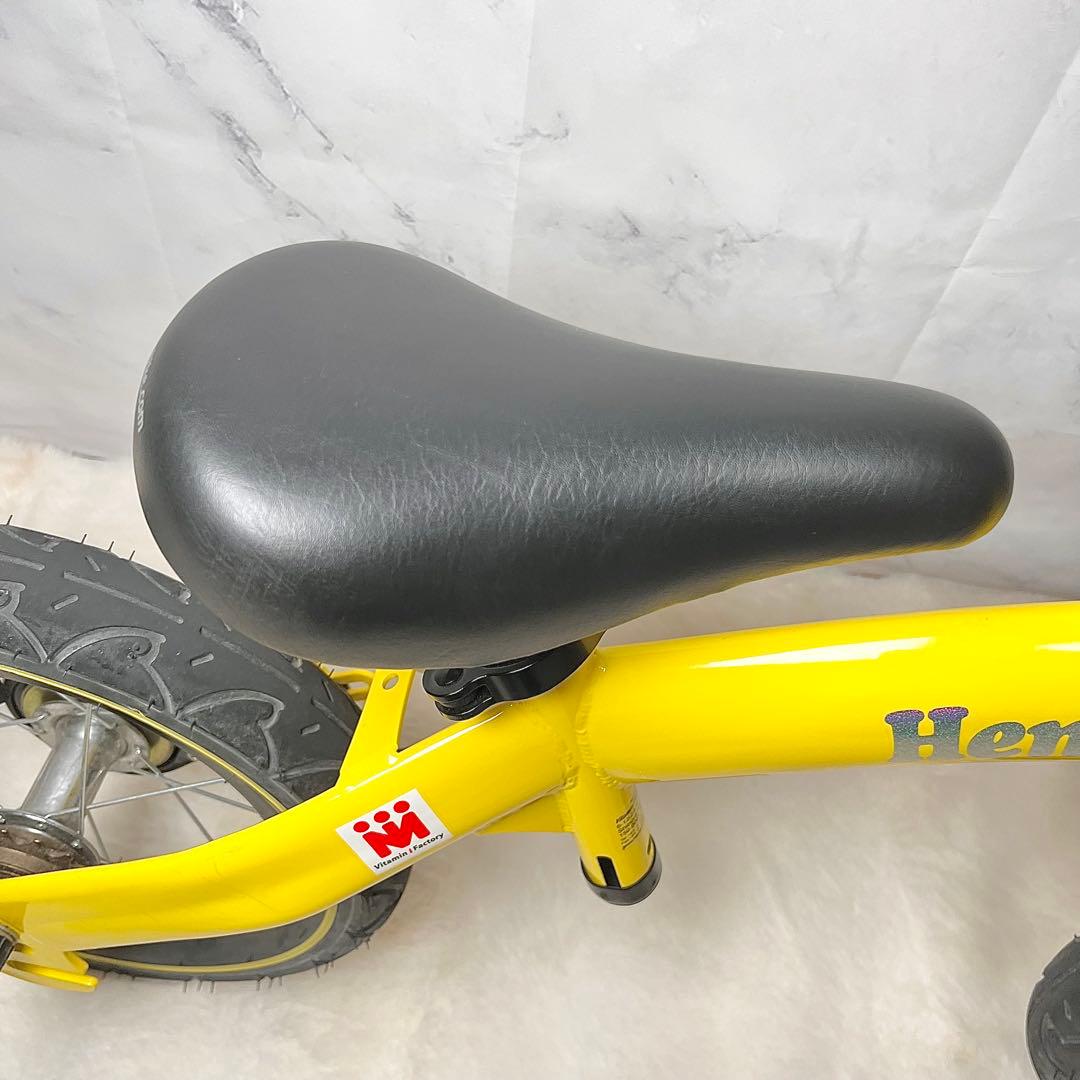 【美品】へんしんバイク 12インチ イエロー　バランスバイク　人気カラー