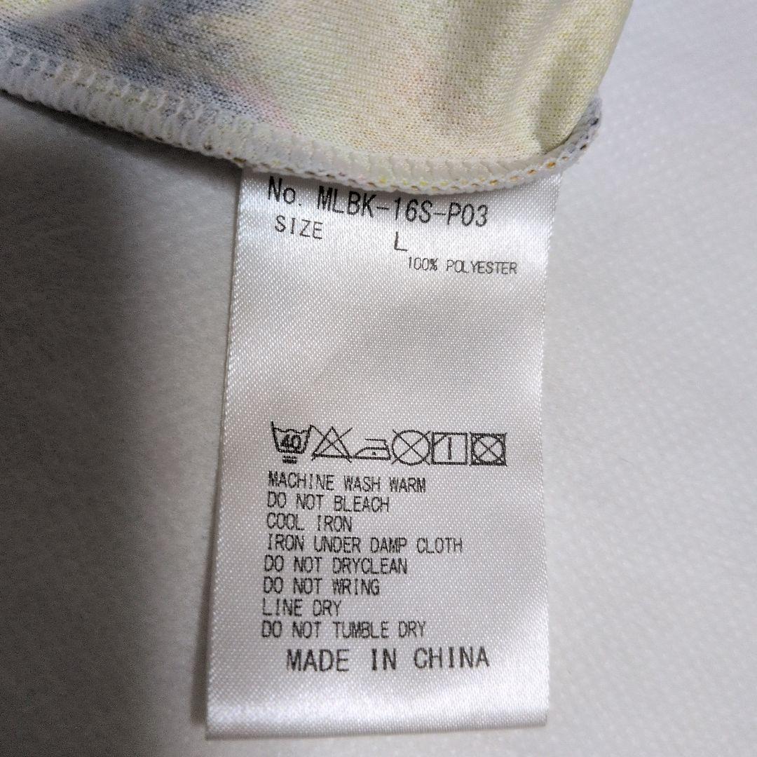 美品　MARK＆LONA 　ゴルフ　スカル花柄 　半袖ポロシャツ　メンズ　L