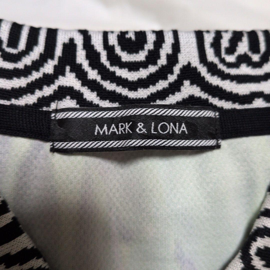 美品　MARK＆LONA 　ゴルフ　スカル花柄 　半袖ポロシャツ　メンズ　L