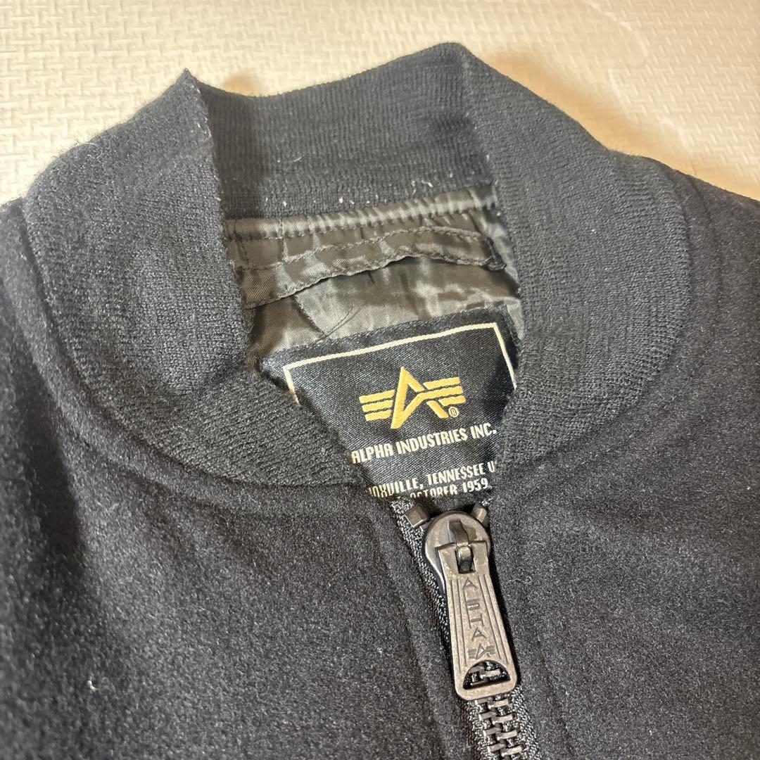 ALPHA INDUSTRIES MA-1 ウール フライトジャケット