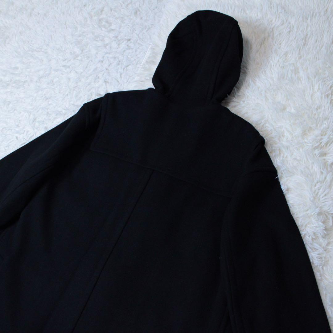 極美品 UNIQLO +J ウールオーバーサイズダッフルコート ブラック 黒 M