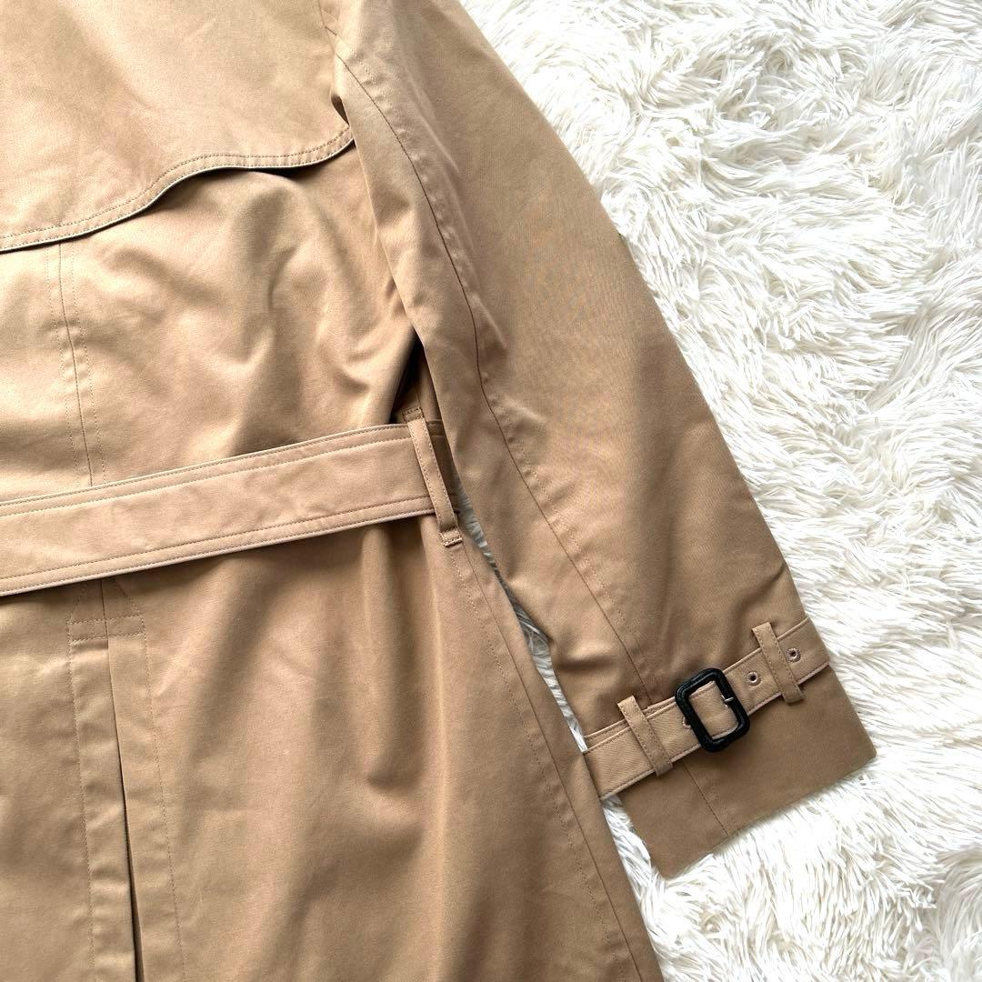 HYKE ベージュ ダブルブレスト トレンチコート S