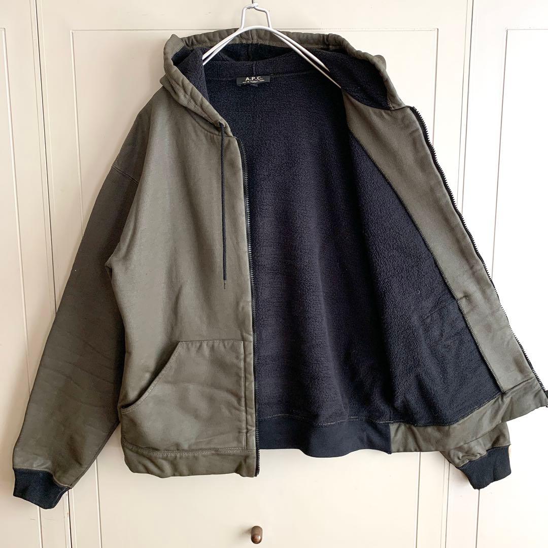 グリムジョー様 A.P.C. アーペーセー コーティング フルジップパーカー