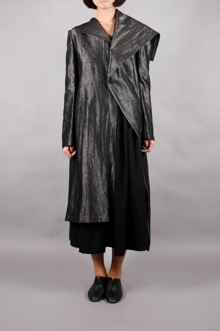 新品未使用 Yohji Yamamoto FEMME アシンメトリー コート 2