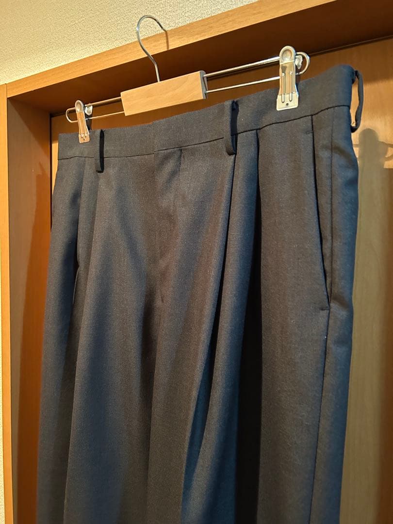 Auralee セットアップ bluefaced ジャケット・スラックス
