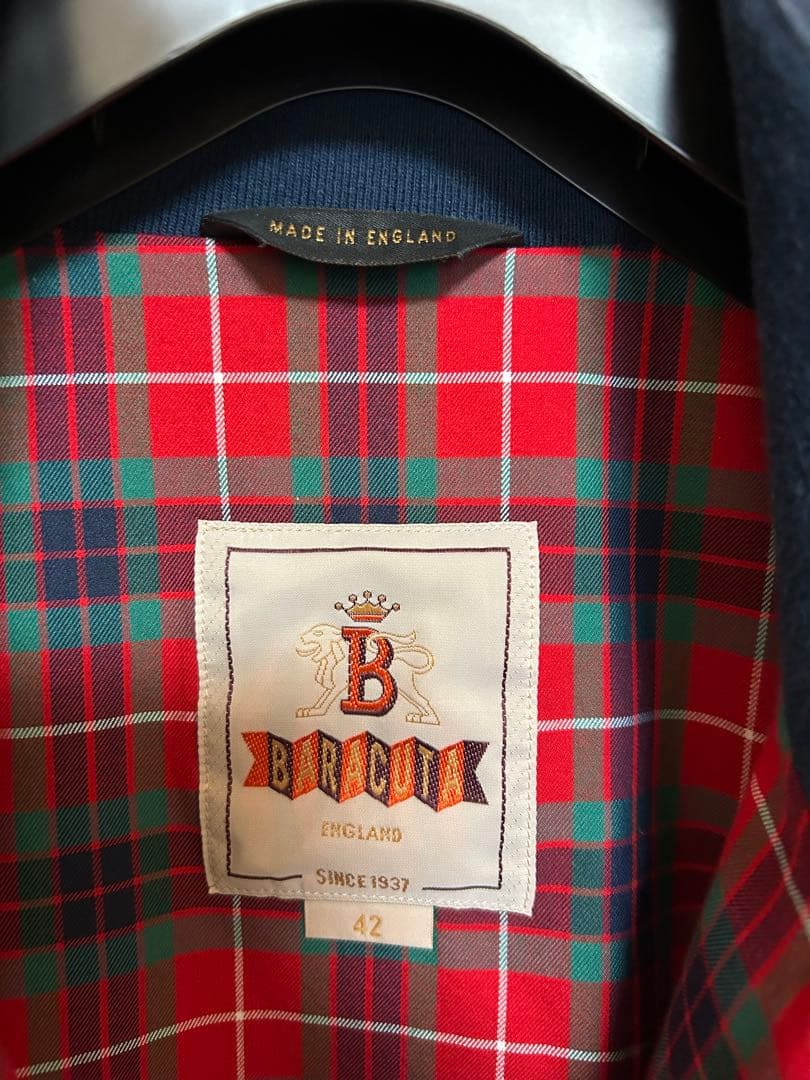 【英国製】BARACUTA バラクータ G4 G9 ネイビー サイズ42