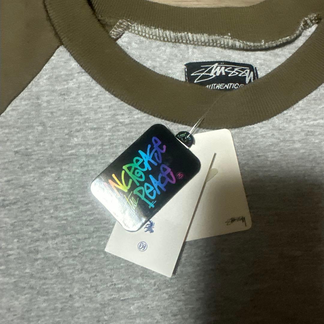 stussy ラグランTシャツ M クラウン 25周年 2005 ステューシー