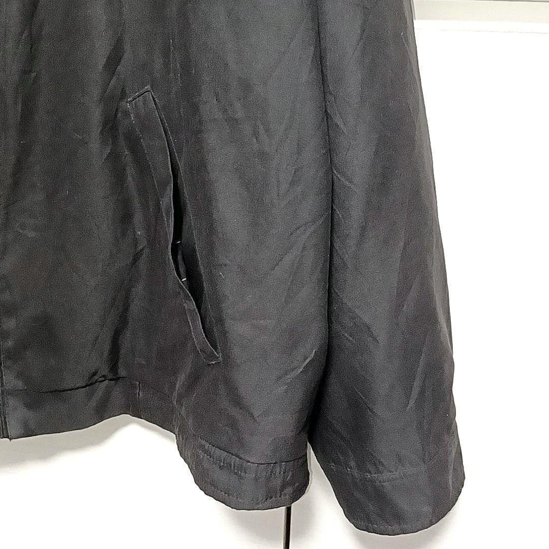 80s90s★2XL　ポロ ラルフローレン　スウィングトップ　フェード ブラック