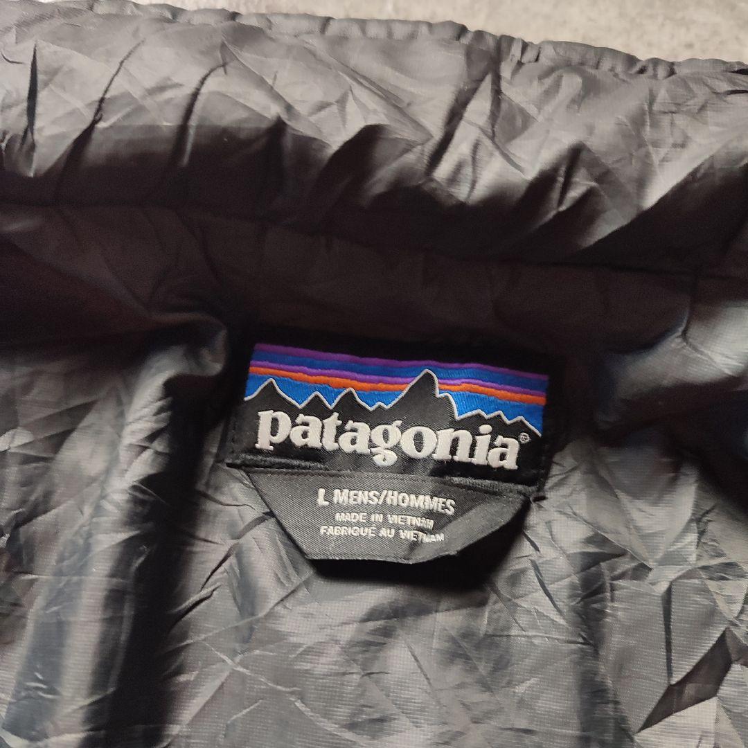 Patagoniaパタゴニアナノパフジャケット企業ロゴ2020年製グランジ
