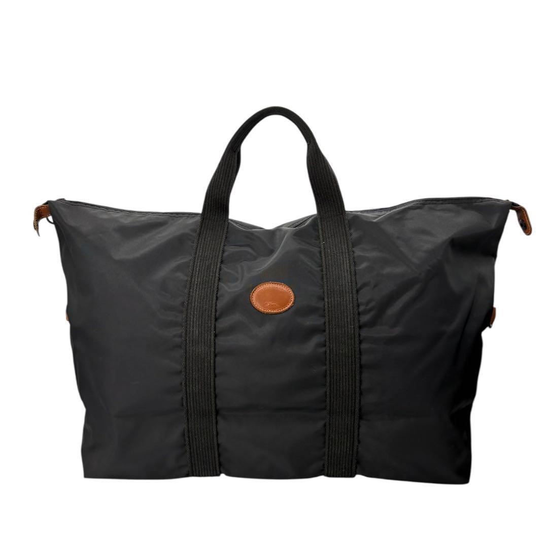 【美品】LONGCHAMP ロンシャン　ボストンバッグ　大容量　ナイロン　485