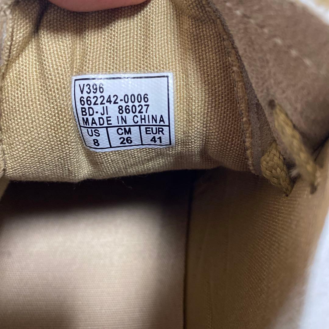 VANS CARVER 8us 26センチ ベージュ色