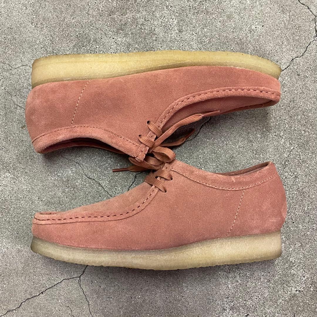 靴 Clarks Wallabee Terracotta Suede 27.5cm