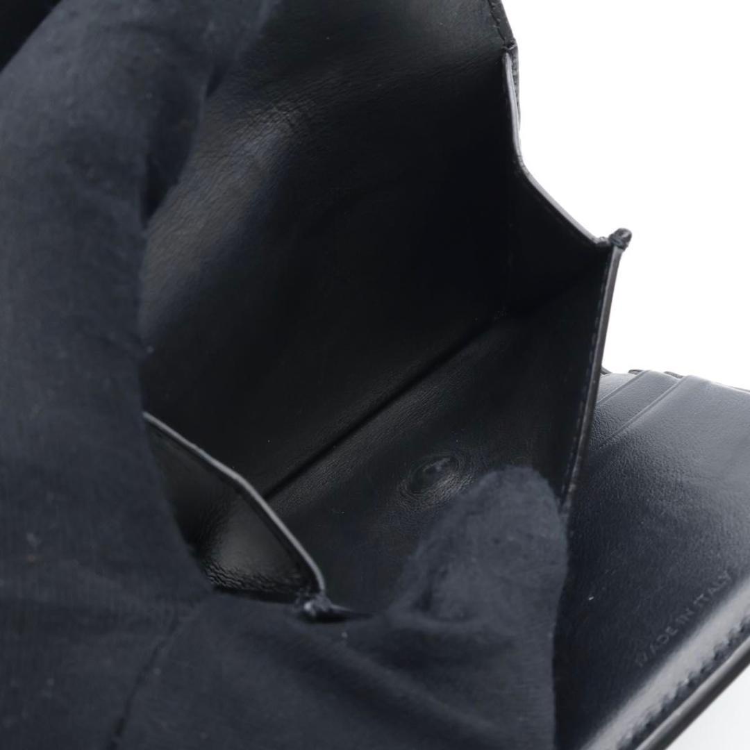 【極美品】CELINE スモールフラップウォレット　三つ折り財布　黒