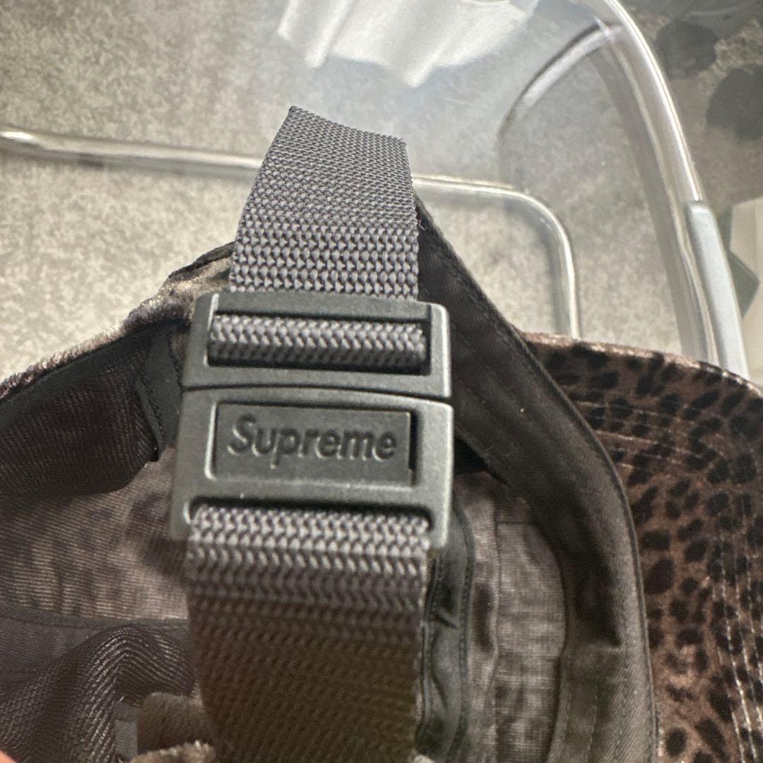 Supreme レオパード ベルベット キャップ 24ss