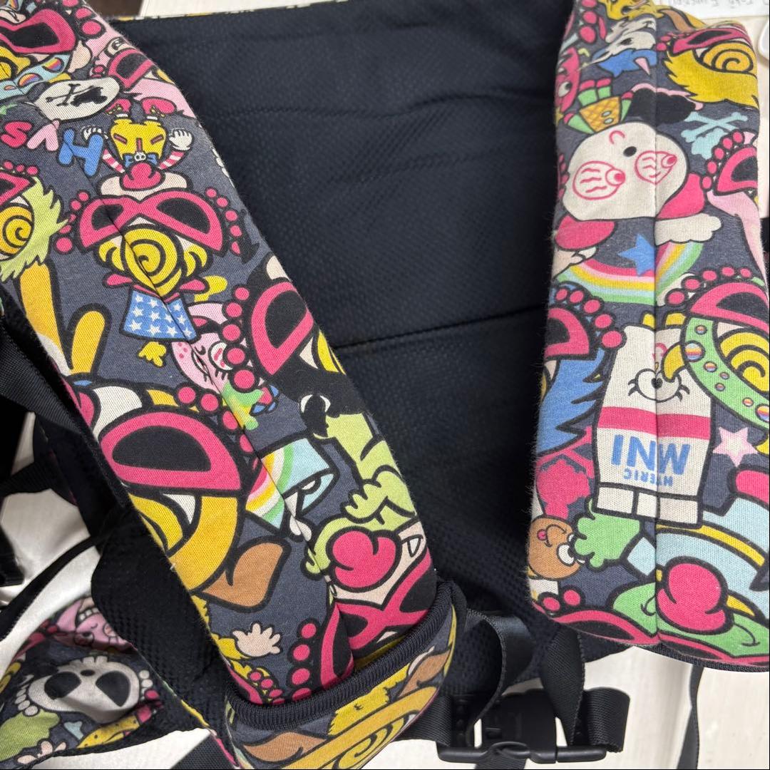 hysteric mini 抱っこひも ヒスミニ グレー調 総柄
