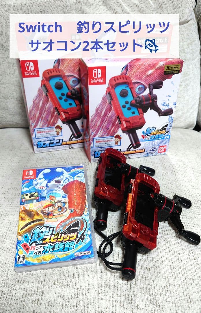Switch 釣りスピリッツ サオコン2本セット