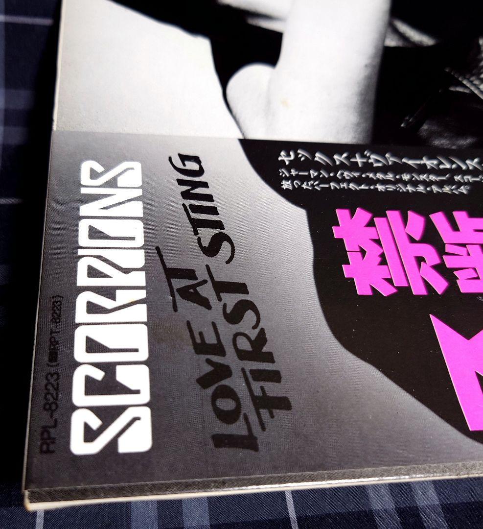 半透明盤☆SCORPIONS☆LOVE AT FIRST STING/禁断の刺青