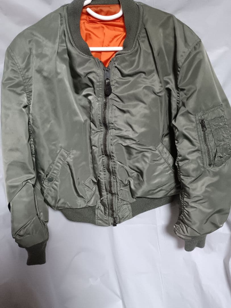 アメリカ軍MA-1フライトジャケットオリジナル&レプリカ2点 セットジャンク品