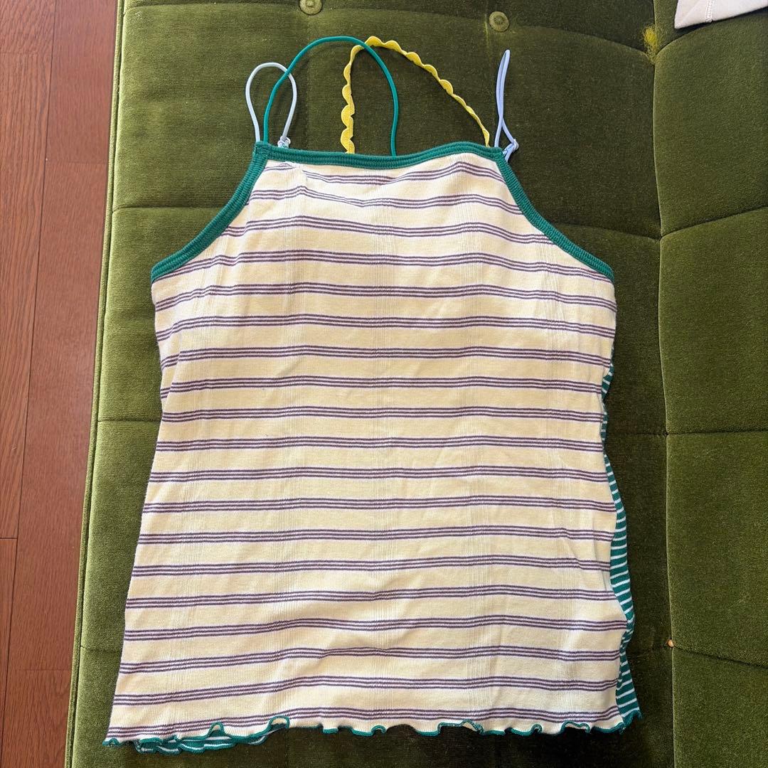 【美品】miller PAMM ストライプキャミソール