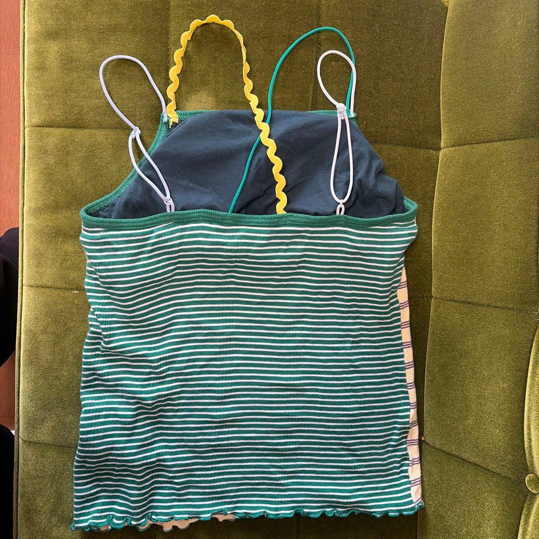 【美品】miller PAMM ストライプキャミソール
