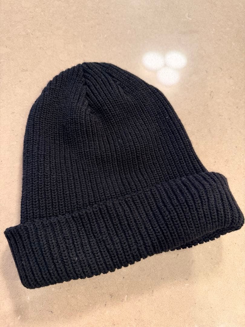 Supreme 黒 ニットキャップ