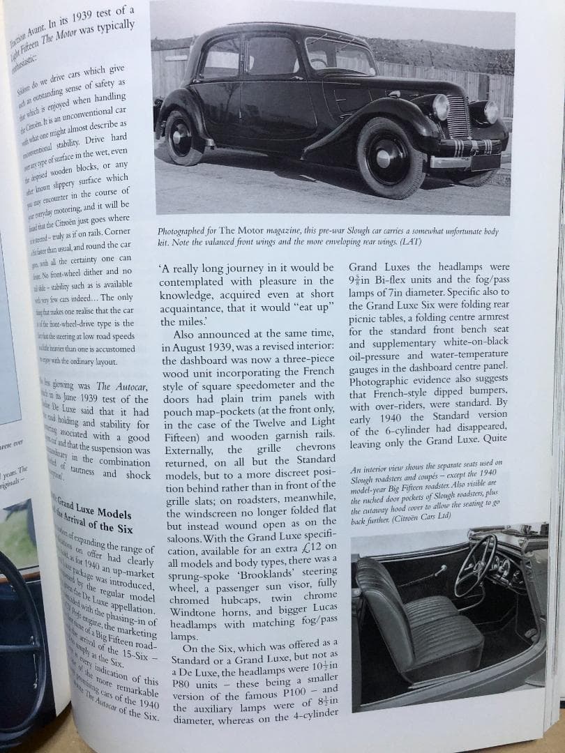洋書 CITROEN TRACTION AVANT