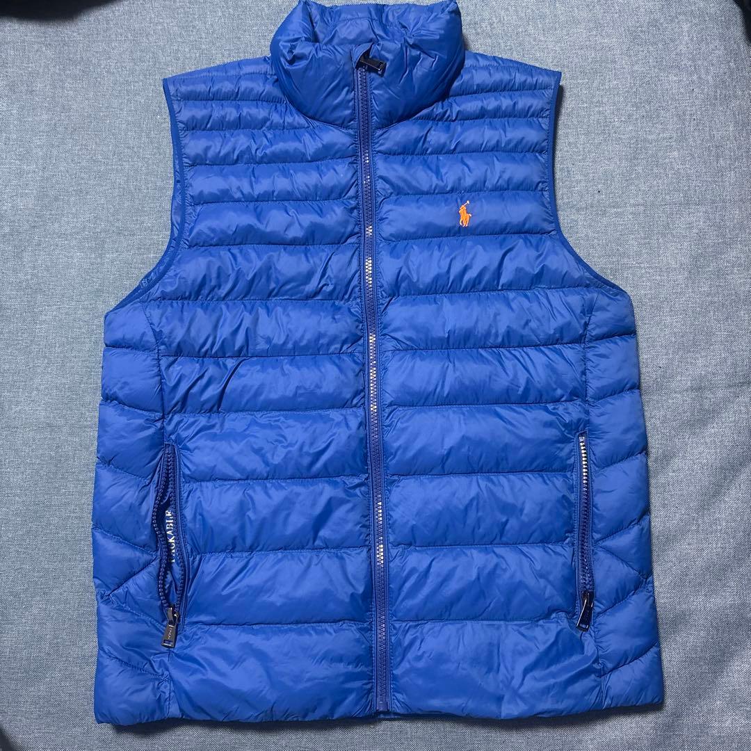 【大幅値下げ】Ralph Laurenダウンベストゴルフに！ラルフローレンS相当