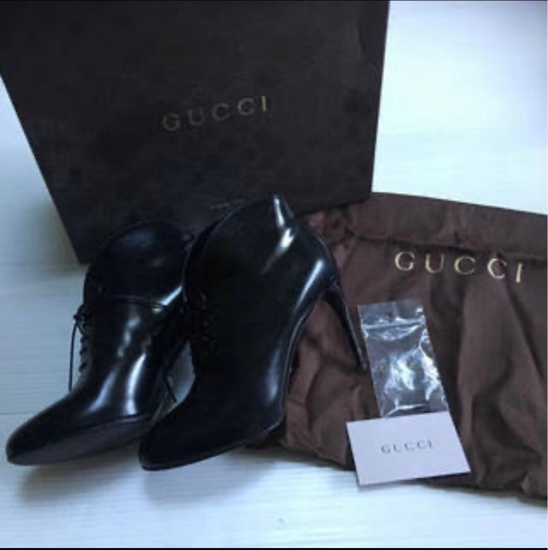 【GUCCI】グッチ ショートブーツ 36 日本サイズ23.5