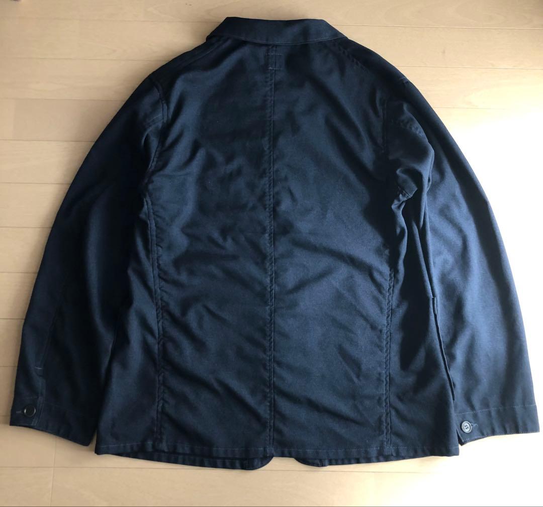 着用1回 美品 POST O'ALLS OK Rider Navy ポリツイード