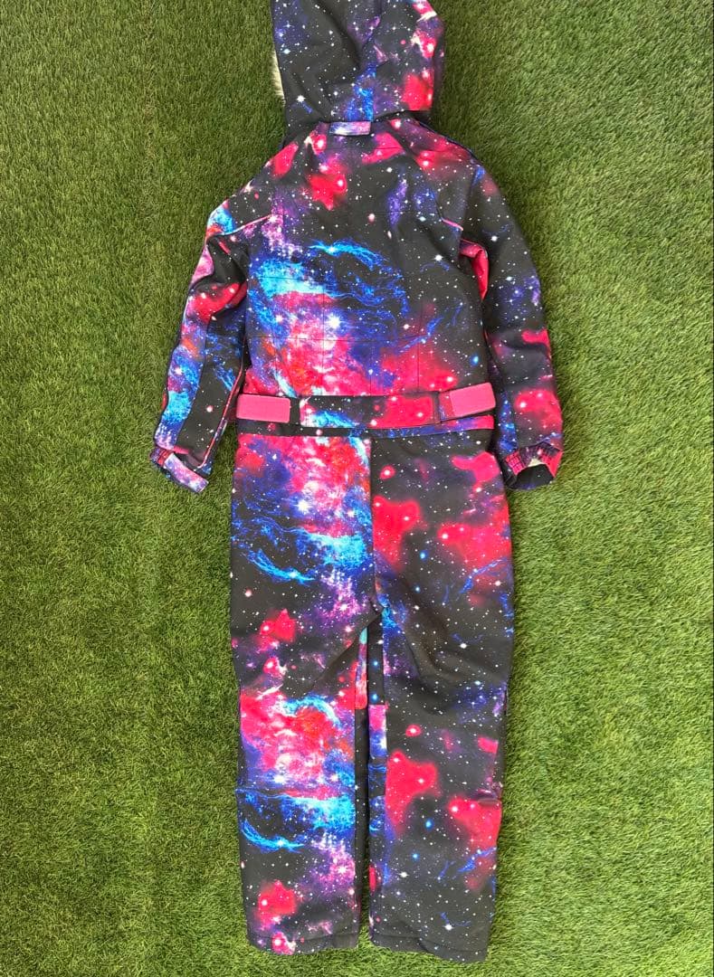 BLMG BlueMagic　スノーウェア　宇宙柄　つなぎ 140