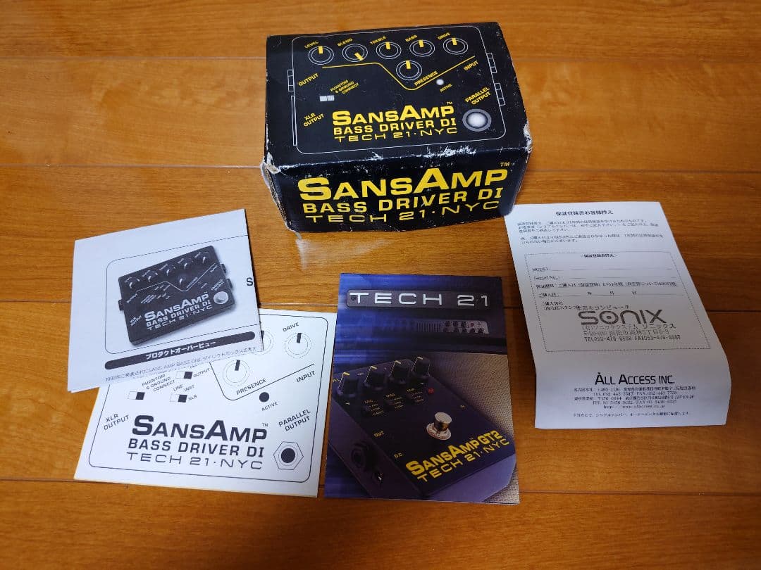 Tech 21 NYC SansAmp Bass D DI V1後期型
