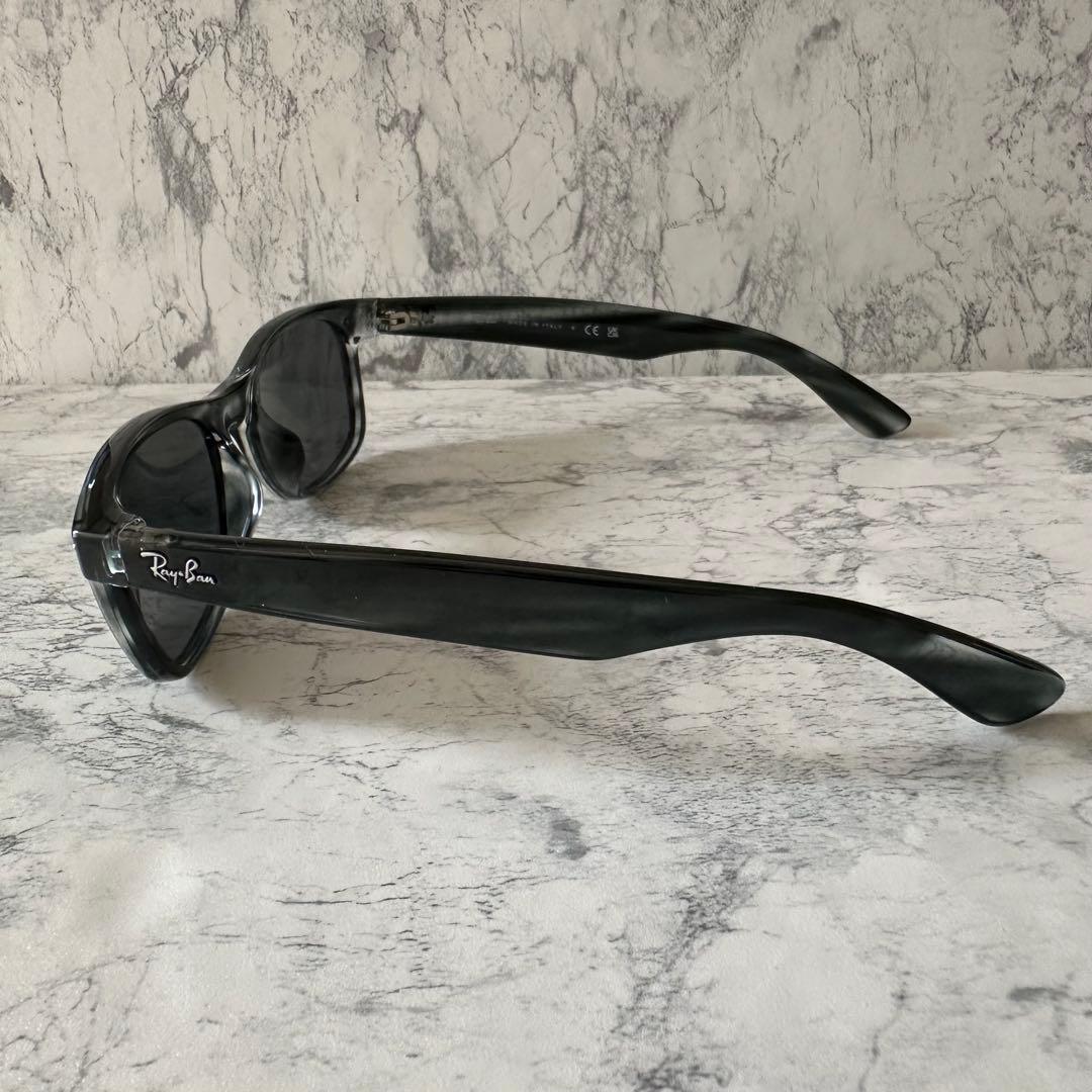 美品 RayBan RB2132-F NEW WAYFARER マーブル