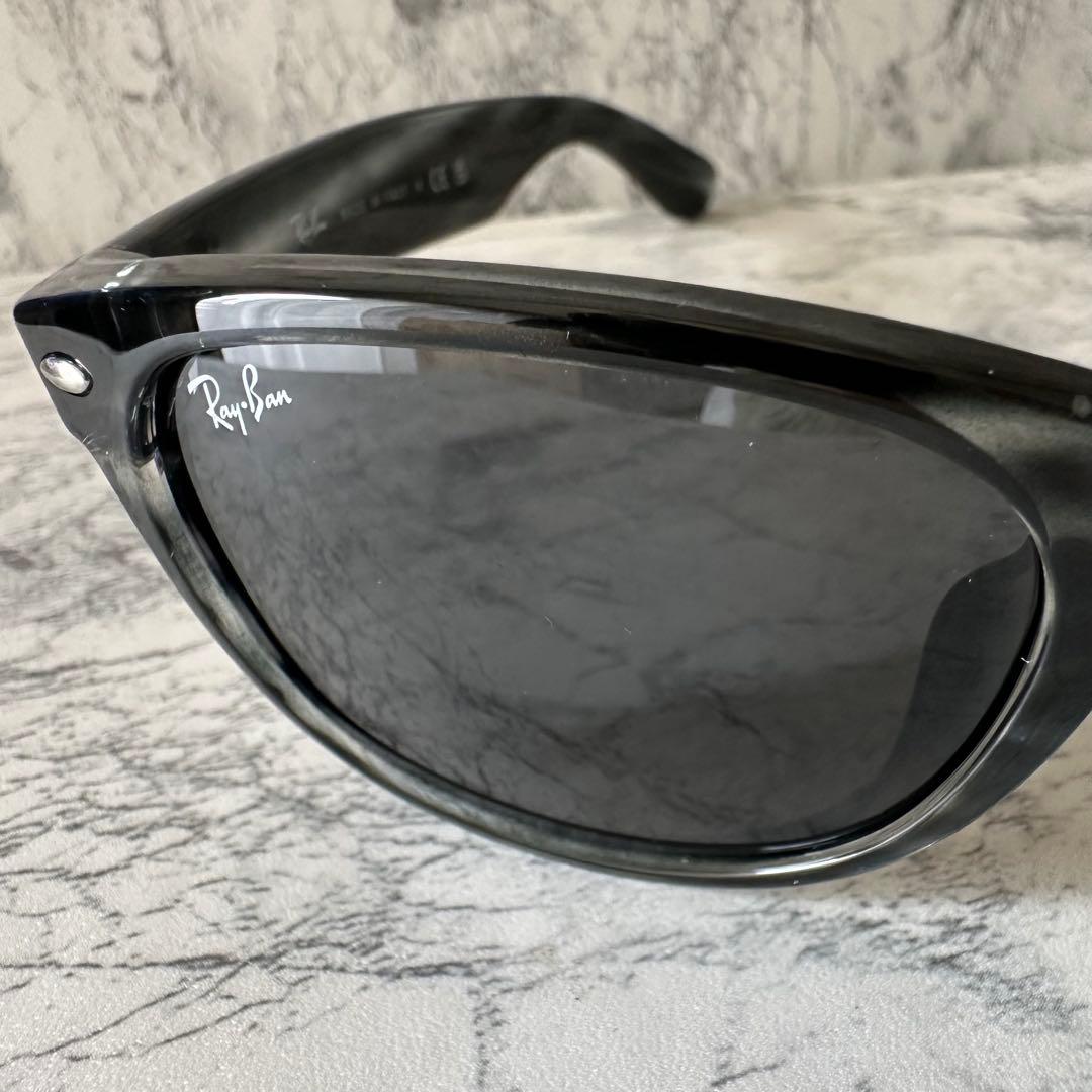 美品 RayBan RB2132-F NEW WAYFARER マーブル