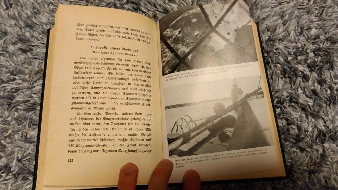 【1940年当時物】Mit Bomben und MGs über Polen