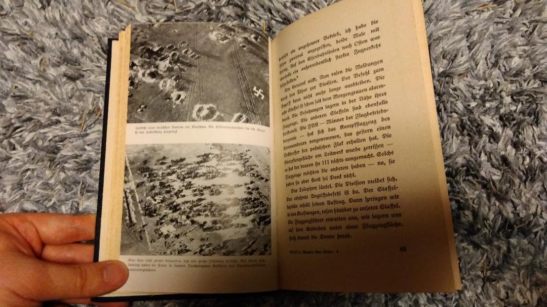 【1940年当時物】Mit Bomben und MGs über Polen
