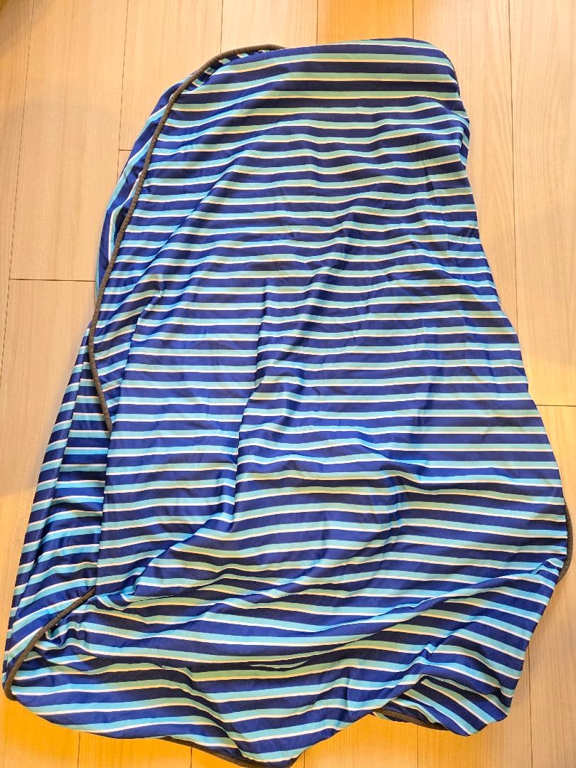 Yogibo Lounger カバーのみ ブルーストライプ 撥水 接触冷感