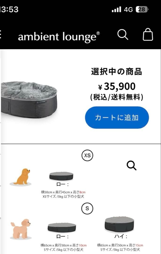 ambient lounge S ハイ ウルフグレー プレミアム アンビエント