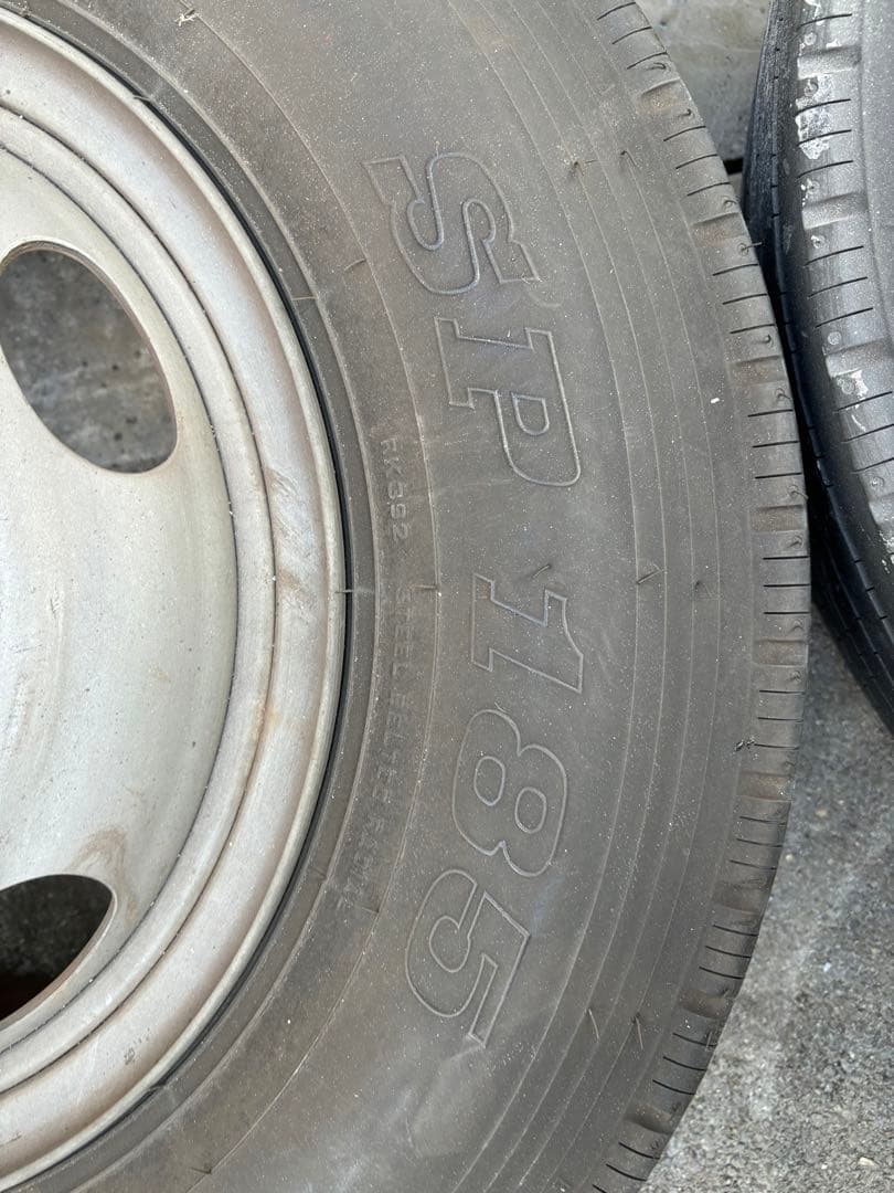 鉄着払い　ホイールtopy 5穴　6.50r16トヨタ純正　ハイエース4本セット