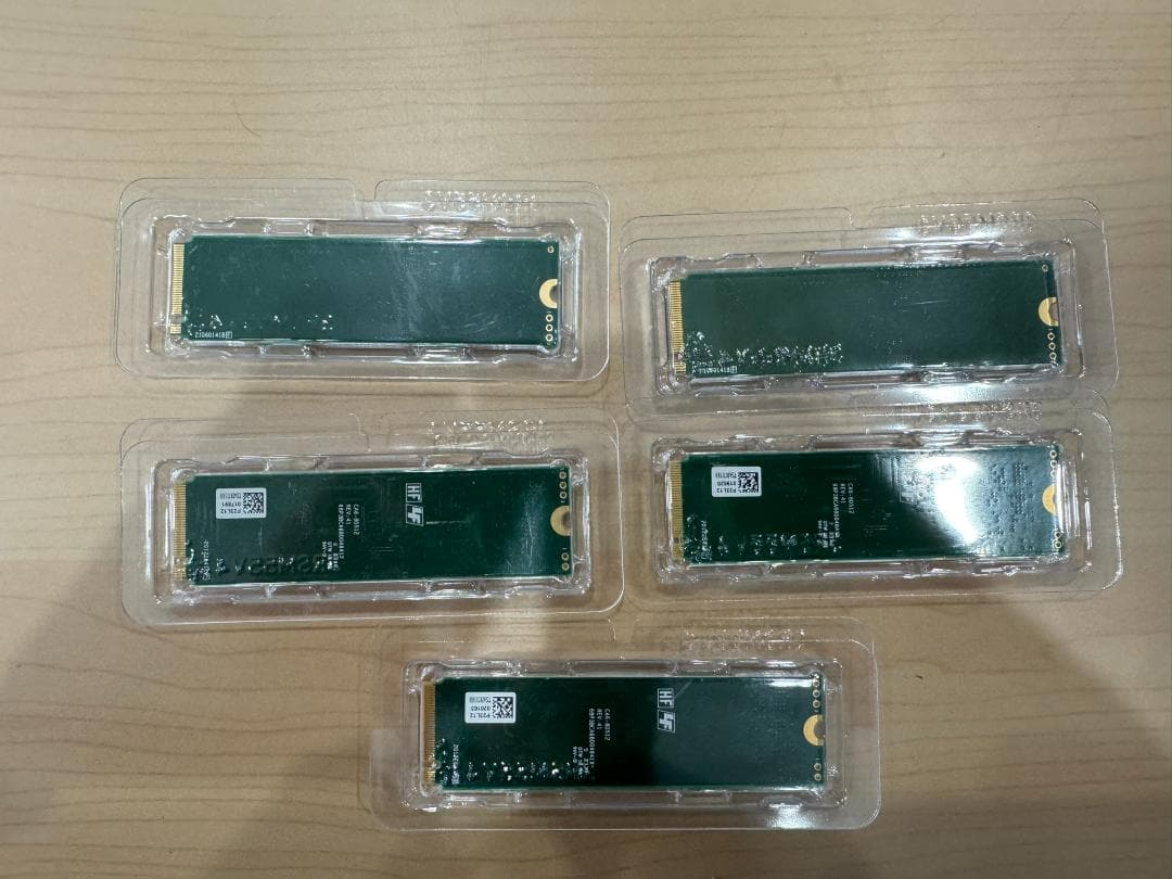 【新品】KIOXIA M.2 SSD 256GB 5枚セット