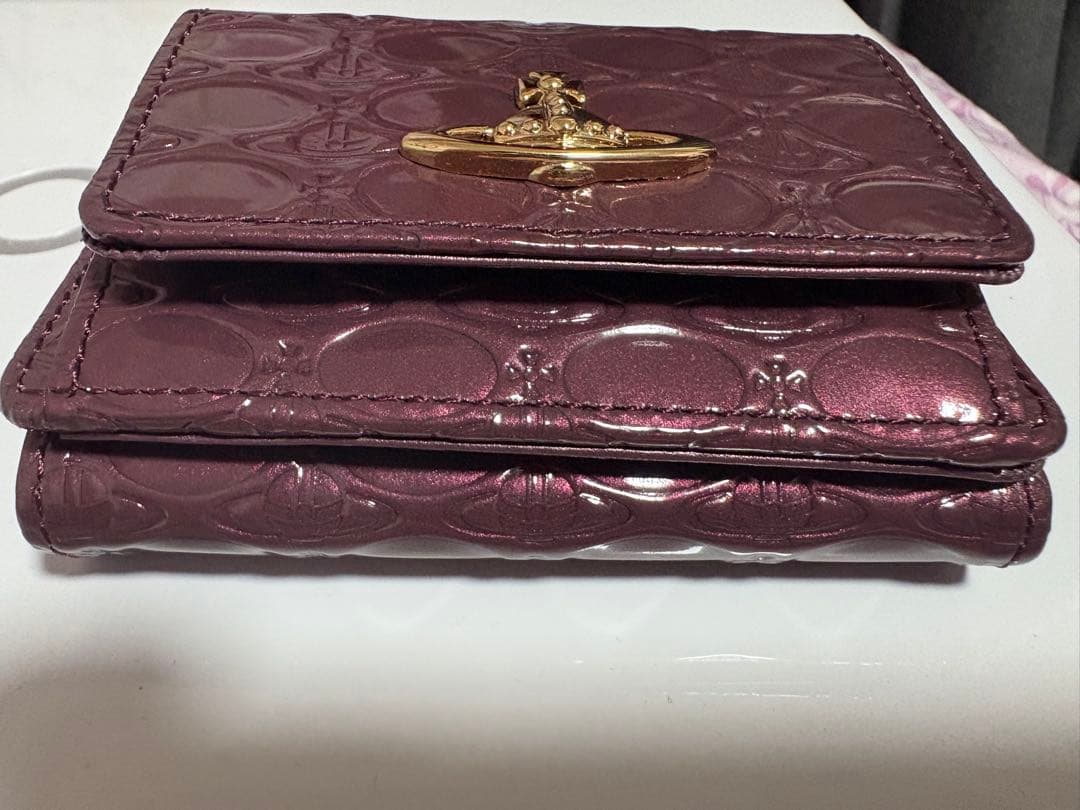 Vivienne Westwood 三つ折り財布 ボルドー ヴィヴィアン