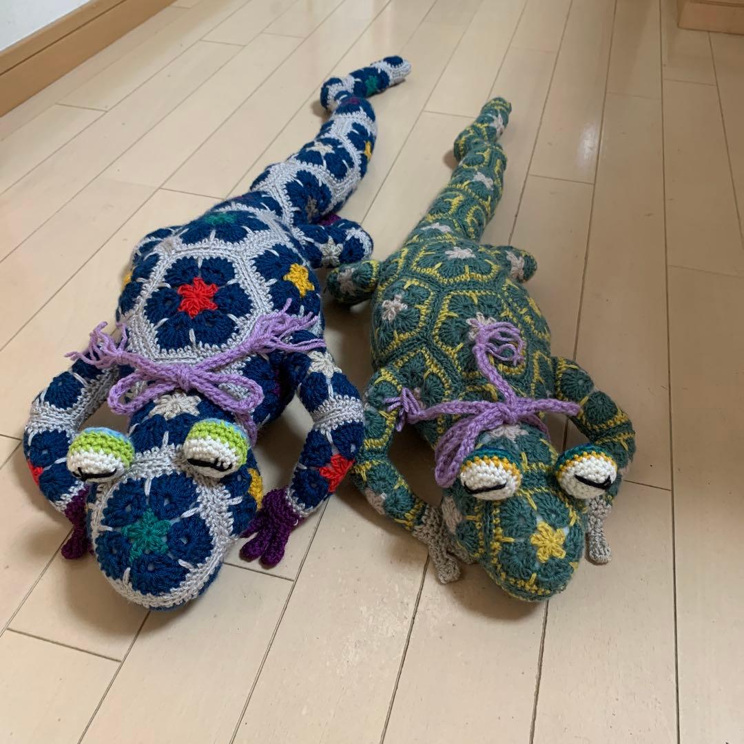 ラビベア様トカゲさん2体