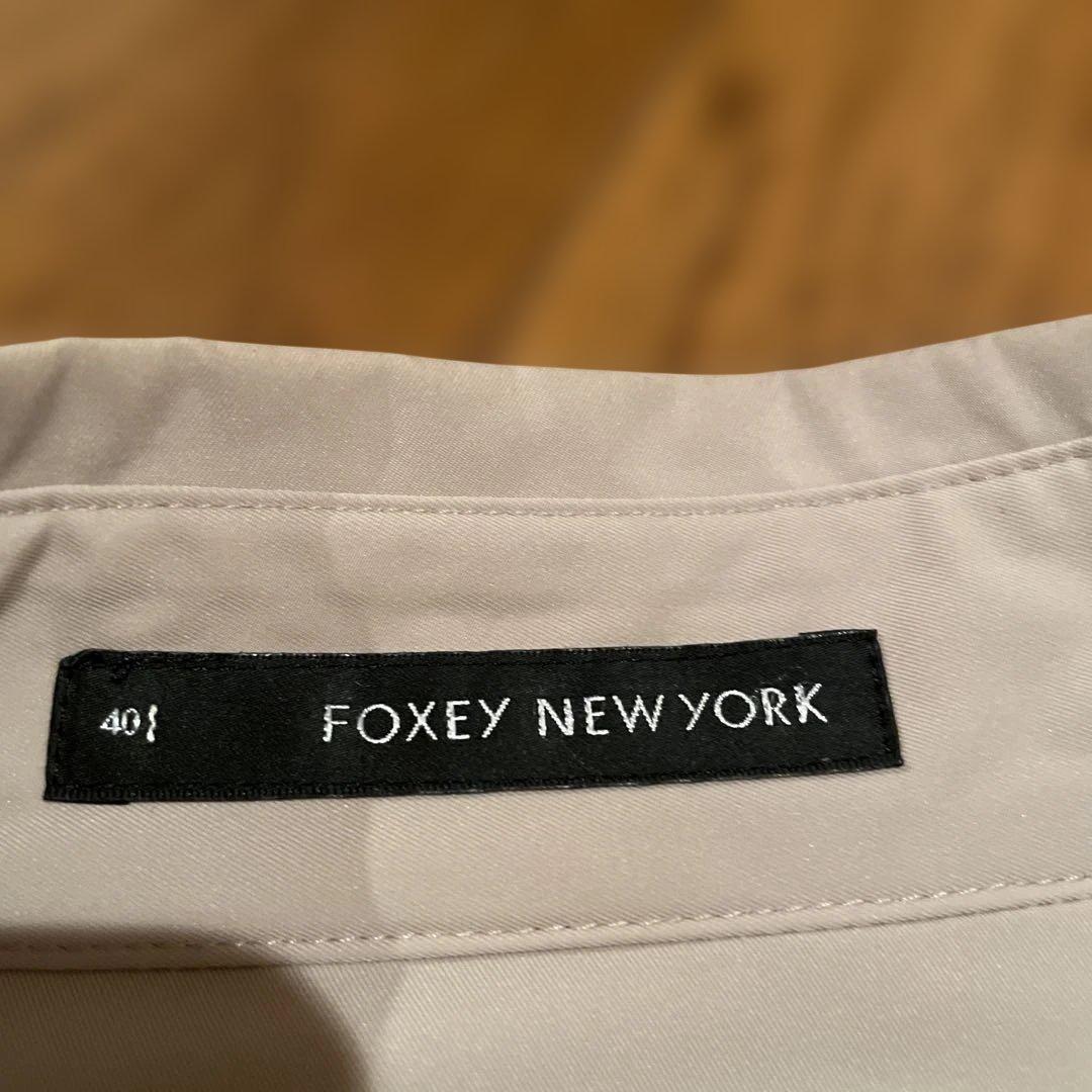FOXEY new york ベージュ トレンチコート 40サイズ