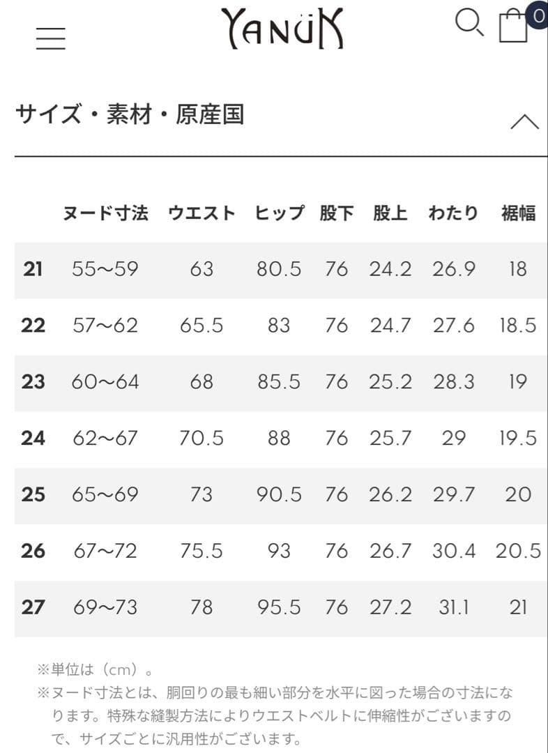 YANUK “ANNETTE”ストレートデニム レディースサイズ25
