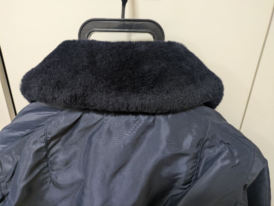 【未使用品】バズリクソンズ B-15C 34 紺 CROWNジップ タグ付き