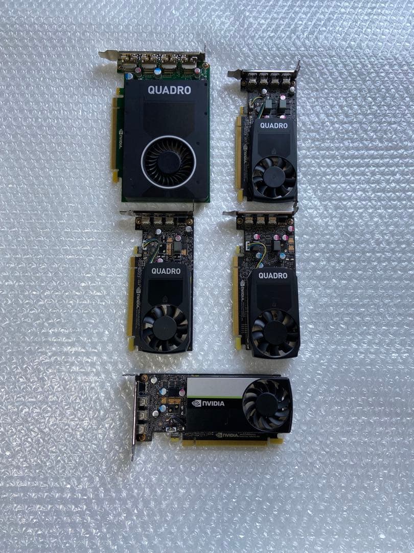 グラボ nVIDIA T400/M2000/P620/P400×2/５個ジャンク