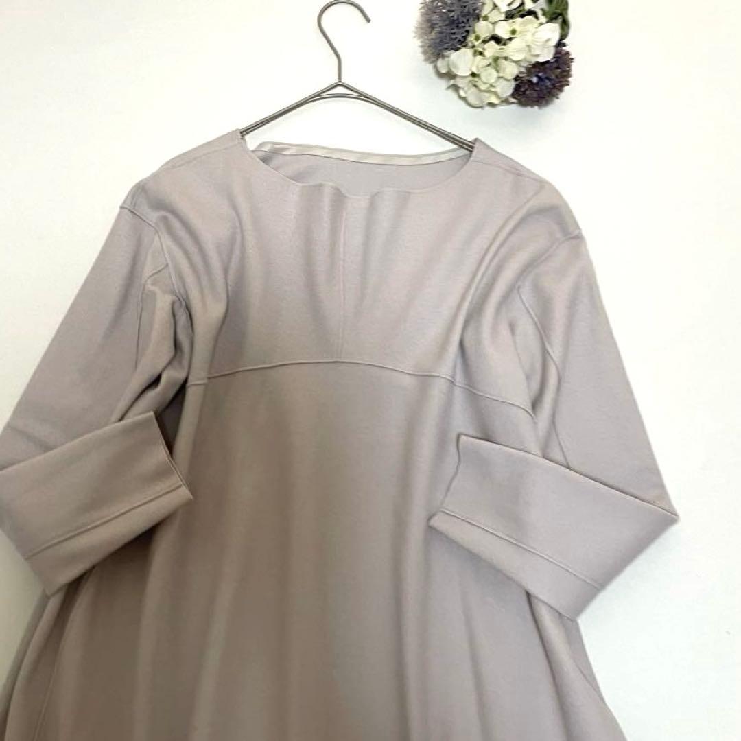 ドゥロワー フレアニット　チュニックワンピース　ウール サイズ2