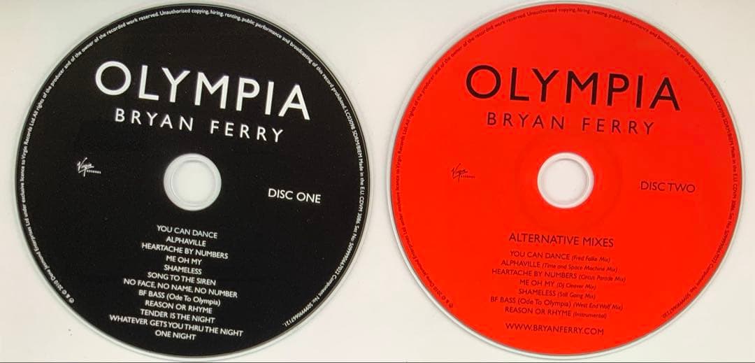 Olympia [2CD+DVD] Bryan Ferry 豪華大型本