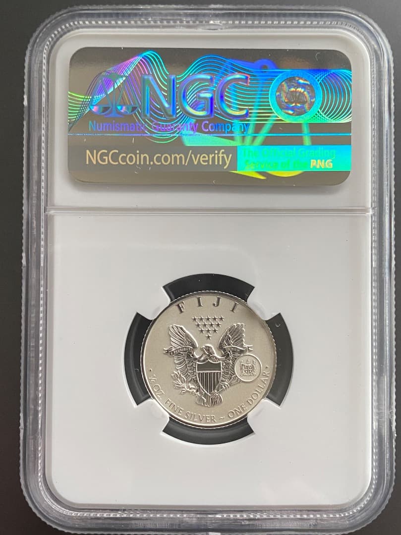NGC PF70 イーグル銀貨 1/4オンス リバースプルーフ