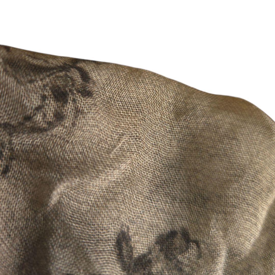 【美品】Faliero Sarti ストール ショール レーヨン ダマスク柄