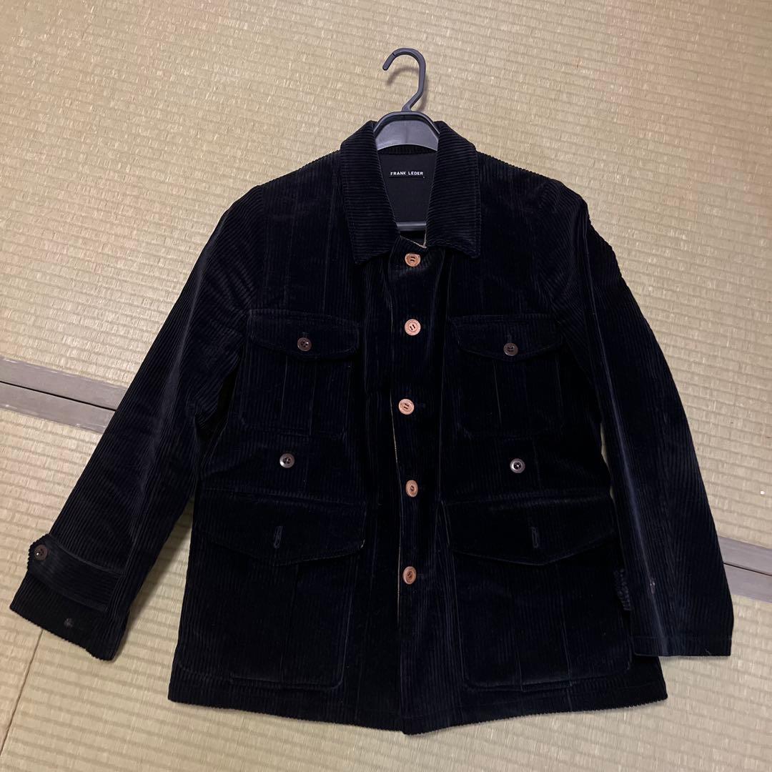 FRANK LEDER コーデュロイジャケット ブラック　やみらみ